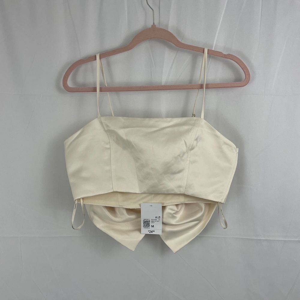 forever 21 bandeau top with big bow in back
